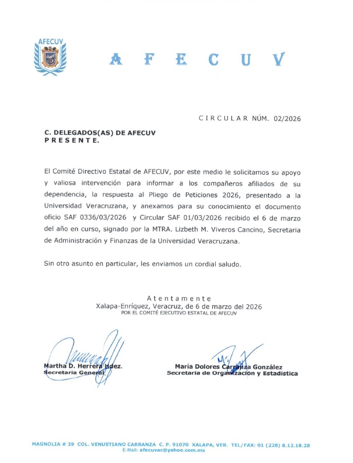 AFECUV 2026